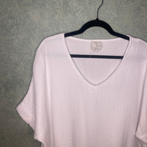 Joie white cotton flowy blouse - Picture 3 of 5